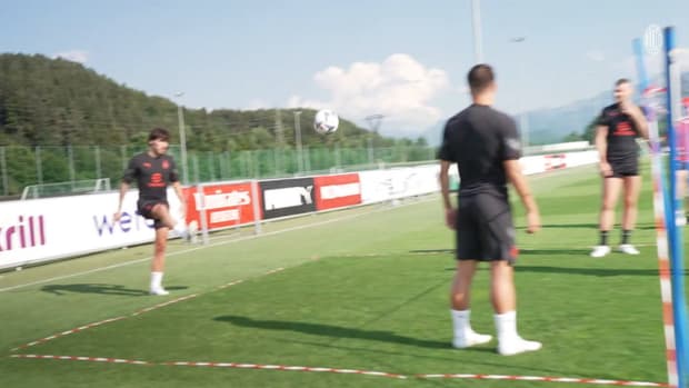 AC Milan’s football tennis game